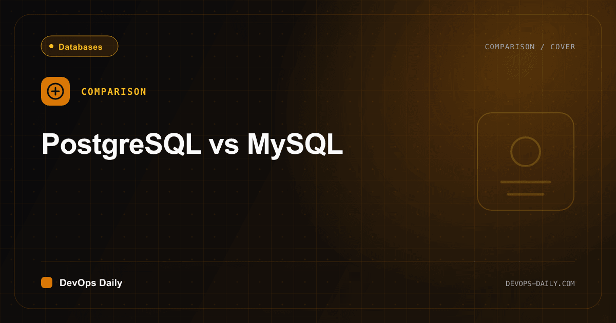 PostgreSQL vs MySQL