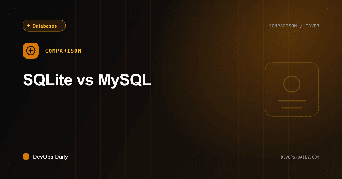 SQLite vs MySQL comparison
