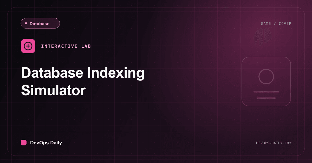 Database Indexing Simulator