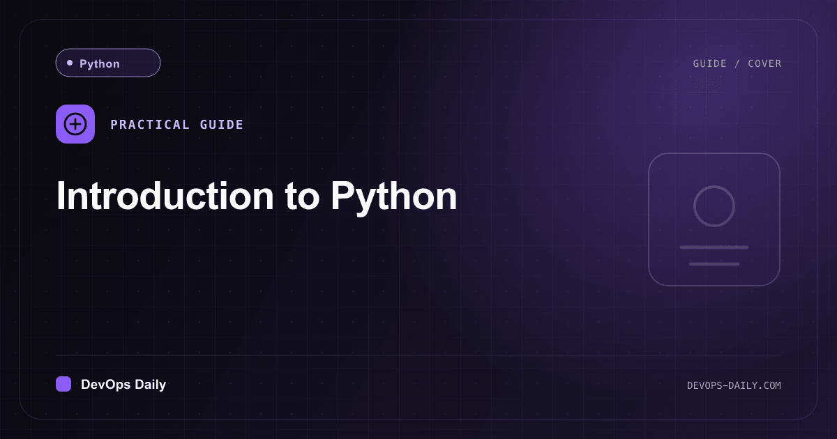 Introduction to Python