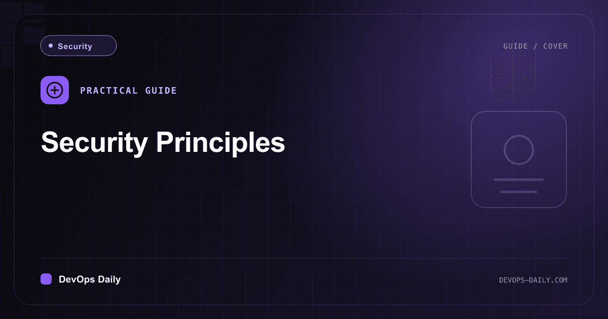Security Principles